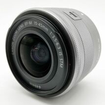 ■ほぼ新品 CANON キャノン 標準ズームレンズ EF-M15-45mm F3.5-6.3IS STM シルバー_画像2