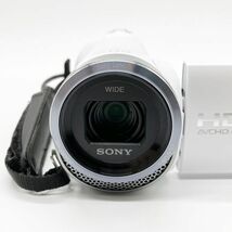 ■極上品■ SONY ソニー ビデオカメラ Handycam CX420 内蔵メモリ32GB ホワイト HDR-CX420/W_画像10