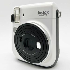 ■極上品■ FUJIFILM フジフィルム インスタントカメラ instax mini 70 チェキ ホワイト