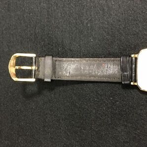 Q118-S3 ◎ SEIKO セイコー Dolce ドルチェ 7731-5120 ゴールド文字盤 メンズ 腕時計 QZ クォーツ 革ベルト 1094893の画像7