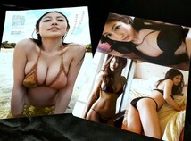 ●S5【 熊田曜子 】切り抜き 15P グラドルタレントモデル歌手当時水着グラビア貴重雑誌お宝記事バラ くまだようこ Yoko 8823_画像8