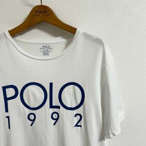 【POLO RALPH LAUREN】POLO 1992 プリント Tシャツ【ラルフローレン】ホワイト スタジアム STADIUM オリンピック RRL RUGBY