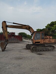 三菱MS120-2 油圧ショベル ユンボ バックホー実働年代物掘削土工