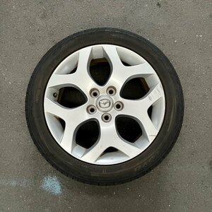 タイヤ付き純正ホイール1本　ビアンテ　CC3FW　17×7J　+50　114.3　5穴　215/50R17