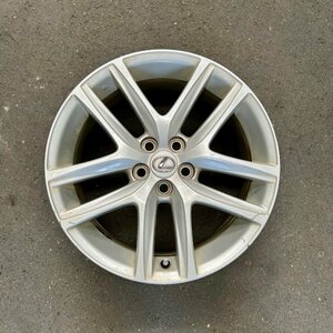 純正ホイール1本　レクサスCT200h　ZWA10　バージョンL　17×7J　+45　100　5穴