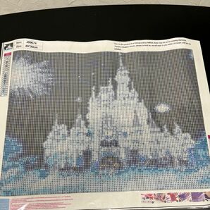 ダイヤモンドアート　丸ビーズ　サイズ40x30 クリスタルキャッスル