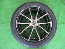 １７インチ中古セット　215/50R17　ダンロップ　ルマンV　7.5-17　5H114.3　+38　マルカ　シュナイダーDR-01_画像3