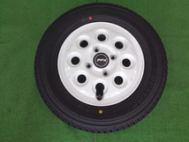 未使用展示品　PPX　MIL:8　3.5J-12　4H100　+45　オールシーズンマックス　VA1　145/80R12　軽トラ　軽バン　中古セット　_画像2