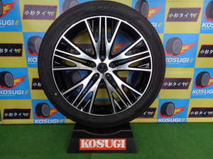 モデリスタ　ウイングダンサーIV　8-19　5H114.3　+42　当社指定最安海外タイヤ　245/45R19　中古セット