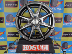 ヒューマンライン　4.5J-14　4H100　+45　N-BOX　タント　ラパンなど　中古ホイール　神奈川県