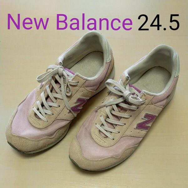 New Balance ニューバランス 24.5cm スニ―カー　ピンク　レディース　 