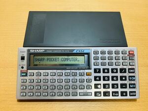 [ rare / beautiful goods / memory extension settled ] sharp pocket computer PC-1417G