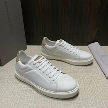 ブルネロクチネリ　BRUNELLO CUCINELLI メンズ　スニーカー　レザー　靴　スポーツシューズ　39-44　サイズ選択可能 b649_画像3