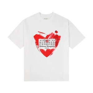Maison Margiela マルタンマルジェラ　メンズ　Tシャツ　半袖　文字ロゴ　イラスト　S-XL　サイズ選択可能　MM6　 b352