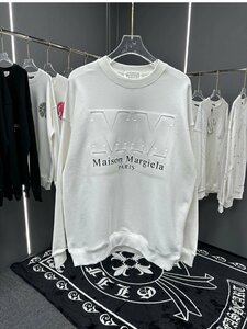 Maison Margiela マルタンマルジェラ　メンズ　パーカ　丸首　文字ロゴ　M-XL　サイズ選択可能　MM6 b630