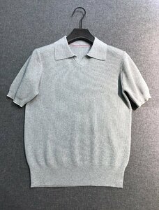 ブルネロクチネリ　BRUNELLO CUCINELLI メンズ　ポロシャツ　polo　ニット　半袖　新品　S-XL　サイズ選択可能 B334