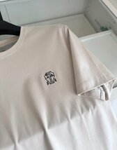 ブルネロクチネリ　BRUNELLO CUCINELLI メンズ　Tシャツ　刺繍ロゴ　背中文字　シンプル　半袖　M-3XL　サイズ選択可能 b670_画像6