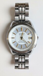 美品☆CITIZEN エコドライブ EXCEED☆電波ソーラー