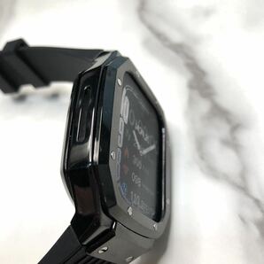 メタリックbb★アップルウォッチバンド ラバーベルト Apple Watch ケース カバー 44mm 45mmの画像7