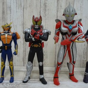 067C 特撮 ライダー 戦隊 ウルトラマン ソフビ フィギュア まとめ 龍騎 アギト ゾルダ ネクサス ゲキイエロー など 【ジャンク】の画像4