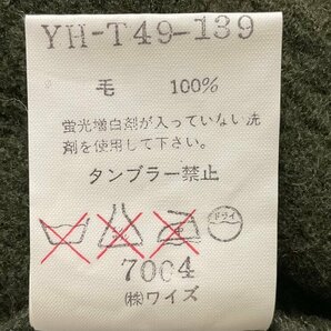 135A Y's ワイズ YOHJI YAMAMOTO ヨウジヤマモト ハイネック【中古】の画像10