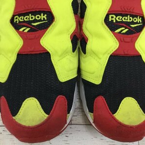 149B Reebok INSTAPUMP FURY OG Citron リーボック インスタポンプフューリー V47514 27.5cm イエロー【中古】の画像4