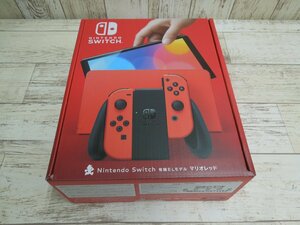 055A Nintendo Switch（有機ELモデル）マリオレッド【中古・未使用】