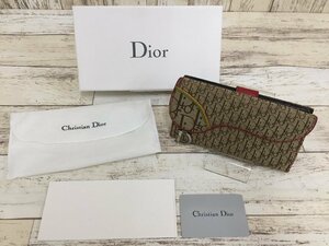 168A Dior ディオール トロッター 2つ折り 長財布 ウォレット【中古】