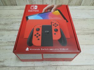 055A Nintendo Switch（有機ELモデル）マリオレッド【中古・未使用】