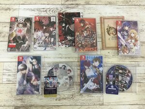 047A Nintendo Switch 乙女ゲー 6本セット 真紅の焔 殺し屋とストロベリーPlus スペードの国のアリス Sympathy Kiss 予約特典【未開封】