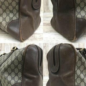 168B GUCCI グッチ オールド GG ボストン バッグ 鞄【中古】の画像10