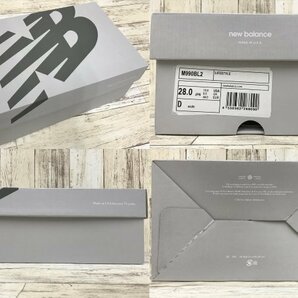 149B NEW BALANCE M990BL2 ニューバランス スニーカー【中古】の画像9