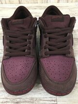 148B NIKE SB DUNK LOW PRM Burgundy Crush FN0619-600 ナイキ ダンク【未使用】_画像2