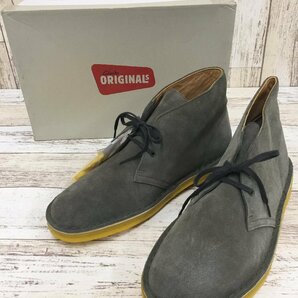 153B Clarks DESERT BOOT 107E KHAKI クラークス デザートブーツ【中古】の画像1