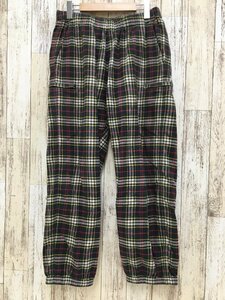 132AH Supreme 20AW Tartan flannel Skate Pant シュプリーム パンツ【中古】