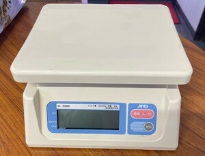 A&D デジタルはかり SLシリーズ 一般校正 ひょう量5000g 目量2g　はかり　Digital Scale SL-5000 厨房　工場　農業