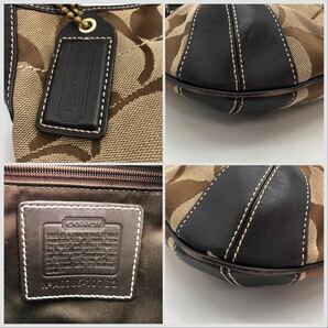 FN11957P【1000円スタート!!】 COACH コーチ シグネチャー UGO VALENTINO ハンドバッグ 4点セット の画像9