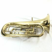 FN12105R【1000円スタート】YAMAHA ヤマハ ユーフォニアム YEP-321 楽器 音楽 菅楽器 ケース付 現状出品_画像2