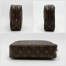 FN12215A【1000円スタート!!】LOUIS VUITTON ルイヴィトン モノグラム トゥルース トワレット23 レザー ポーチ 小物入れ_画像4