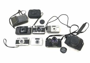 FN12083P[1000 jpy start!!]PENTAX Canon FUJICA compact film camera camera [ set sale ]