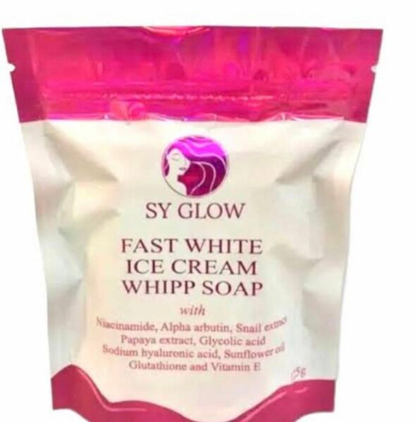 sy glow ice cream whipp soap 