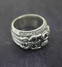 クロムハーツ/ダガーハートリング/新品加工/カスタムパヴェ/21号/インボイス/１円から！CHROME HEARTS_画像3