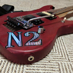 【Washburn】N2 MOD★Padauk Stain★完全調整＆清掃済み美品★TAKEUCHI Floyd Rose★Nuno Bettencourt★リア/フロント共にタップ可★ヌーノの画像3