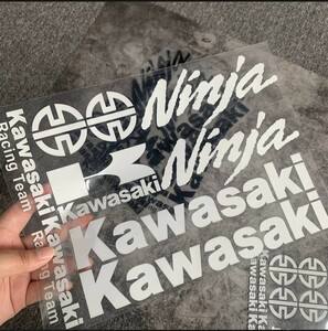 防水反射　バイクステッカー　カワサキ　ニンジャ　Kawasaki Ninja Sticker 色:反射シルバー