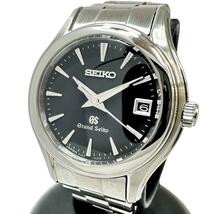 SEIKO/セイコー グランドセイコー STGF041/4J52-0A10 デイト 腕時計 ステンレススチール クオーツ 黒文字盤 レディース_画像1