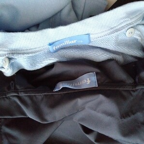 ファミリア ジャケット(3WAY) サイズ110 男の子 クルマ 紺色 水色スウェット 未使用 familiarの画像6