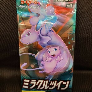 1円～ 同梱可 ミラクルツイン ポケモンカード サン&ムーン拡張パック 未開封パック リーリエ ミュウ ミュウツーGX ポンチョピカチュウの画像1