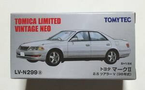 即決！ トミカ リミテッド ヴィンテージ ネオ LV-N299a トヨタ マークⅡ 2.5 ツアラー V 98年式 (白) X100系 後期型 新品・未使用品