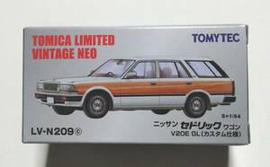 即決！ トミカ リミテッド ヴィンテージ ネオ LV-N209c ニッサン セドリックワゴン V20E GL カスタム仕様 (白/木目) 新品・未使用品