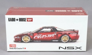 即決！ KAIDO★HOUSE x トゥルースケール ミニGT 1/64 ホンダ NSX エヴァーシブ V1 (右ハンドル) KHMG094 新品・未開封品